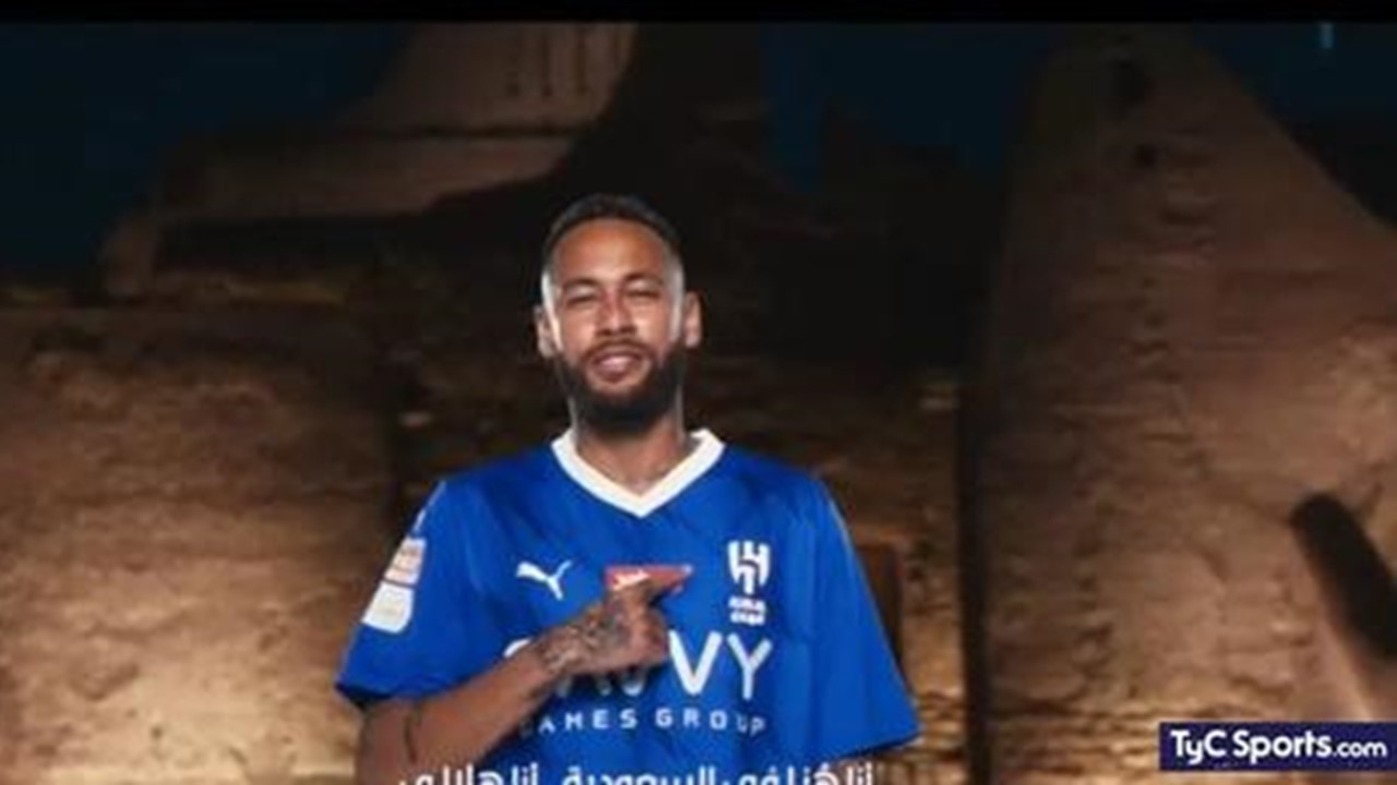 NEYMAR FUE PRESENTADO EN AL HILAL DE ARABIA SAUDITA Y OFICIALMENTE ES